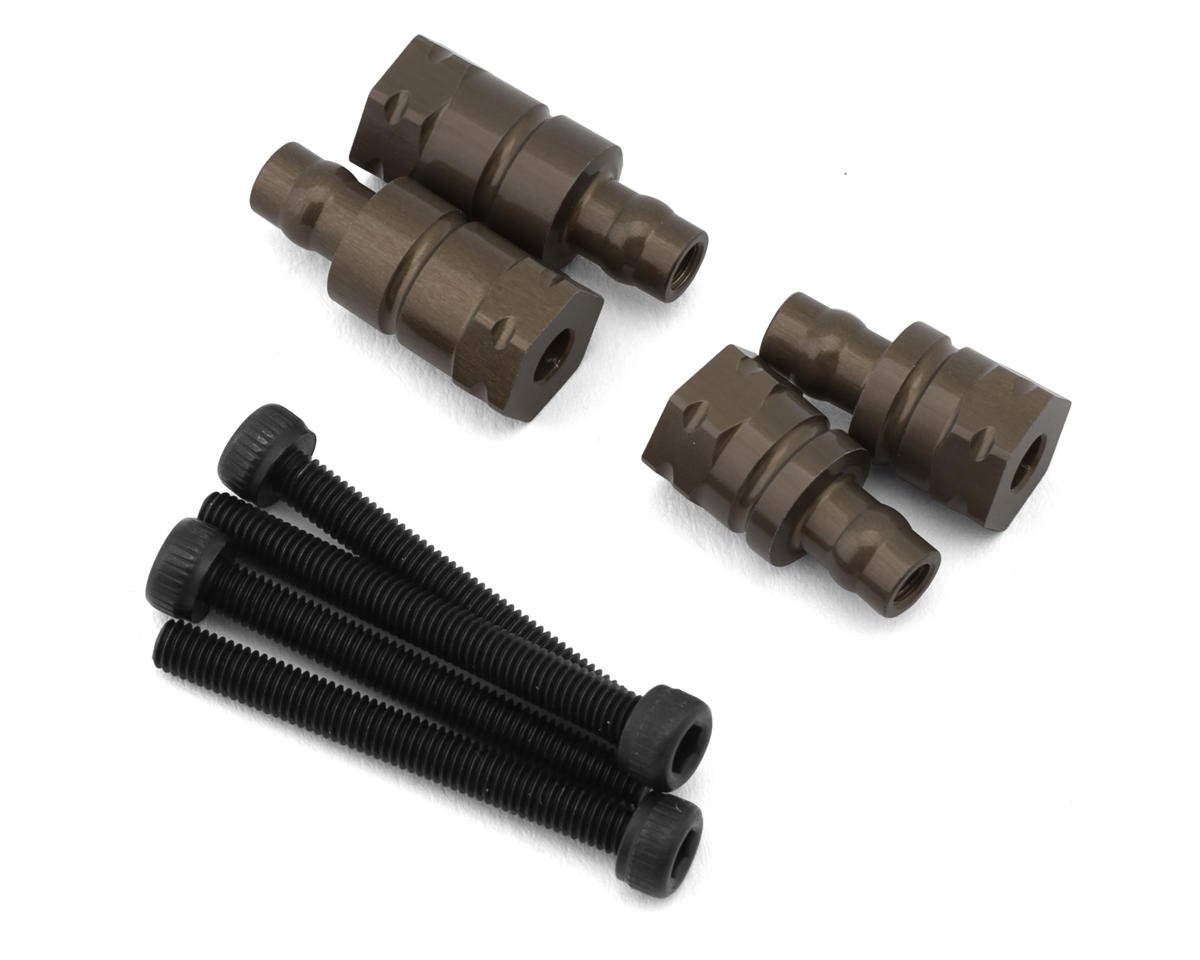 Team Associated RC8B4 Factory Team Aluminum Shock Bushings (12.5mm & 16mm) (ASC81657)