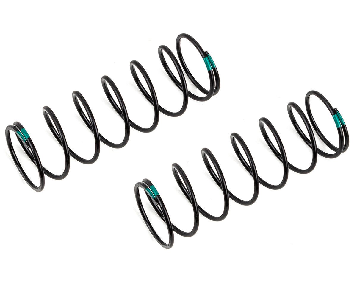 Team Associated RC8B4.1 16mm Front Shock Spring Set (2) (Green) (ASC81659)