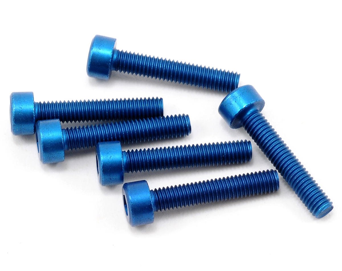 Team Associated Factory Team Aluminum 3x16mm Cap Head Screw (6) (ASC8565)