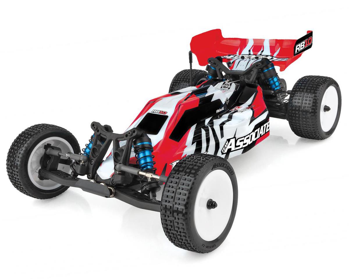 Team Associated RB10 RTR 1/10 Electric 2WD Brushless Buggy Combo (Red) (ASC90032C)