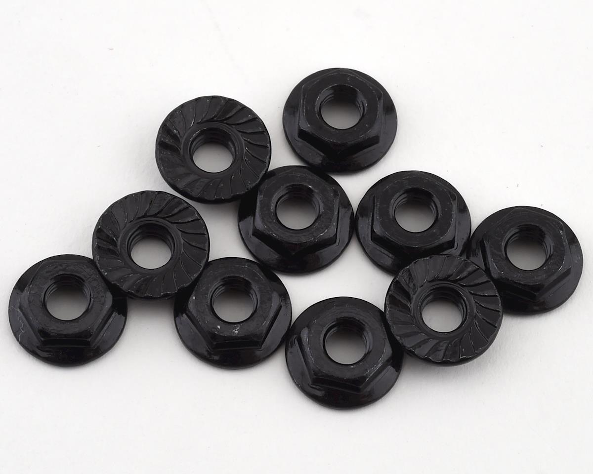 Team Associated M4 Low Profile Serrated Steel Wheel Nuts (10) (ASC91150)