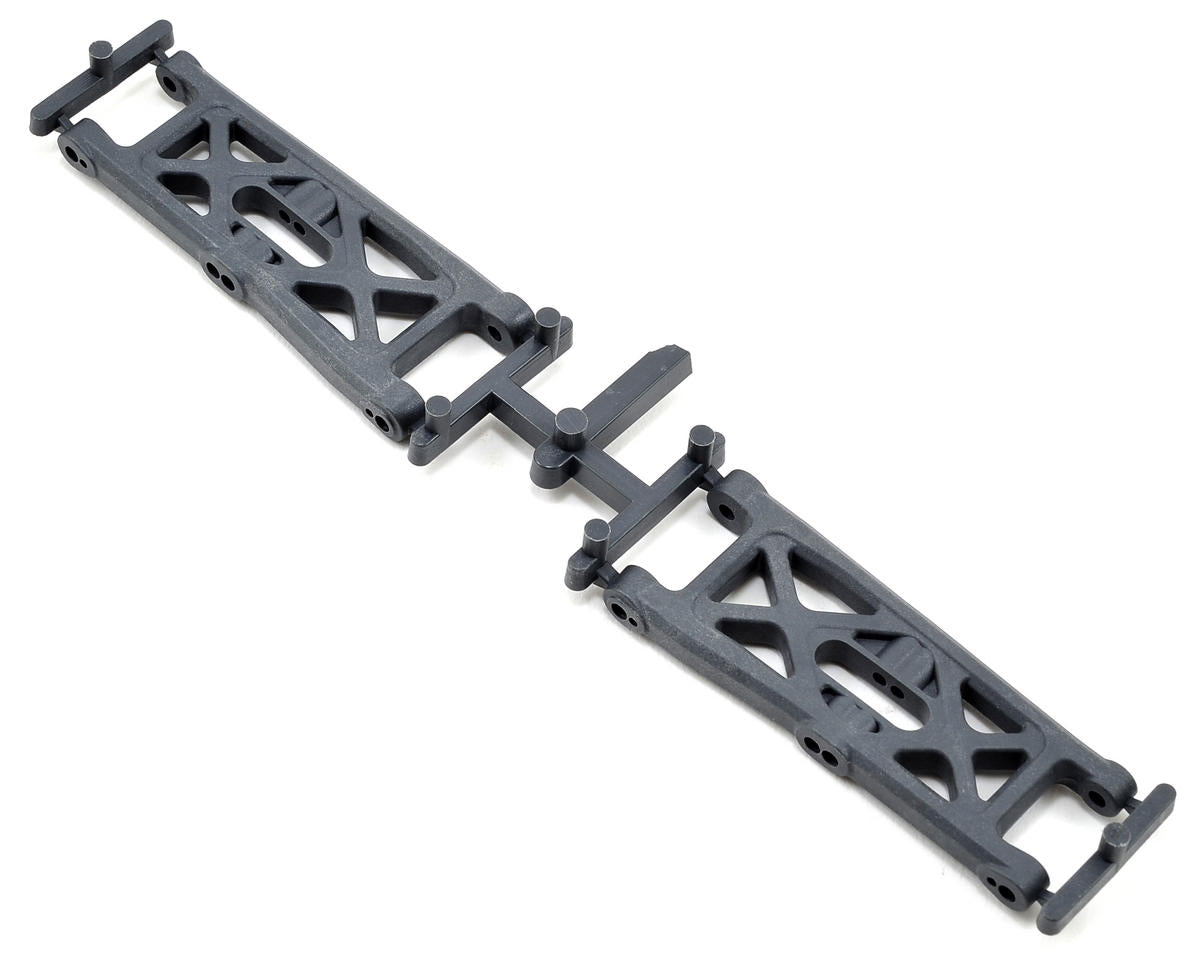 Team Associated Factory Team "Flat" Front Arm Set (Hard) (ASC91399)