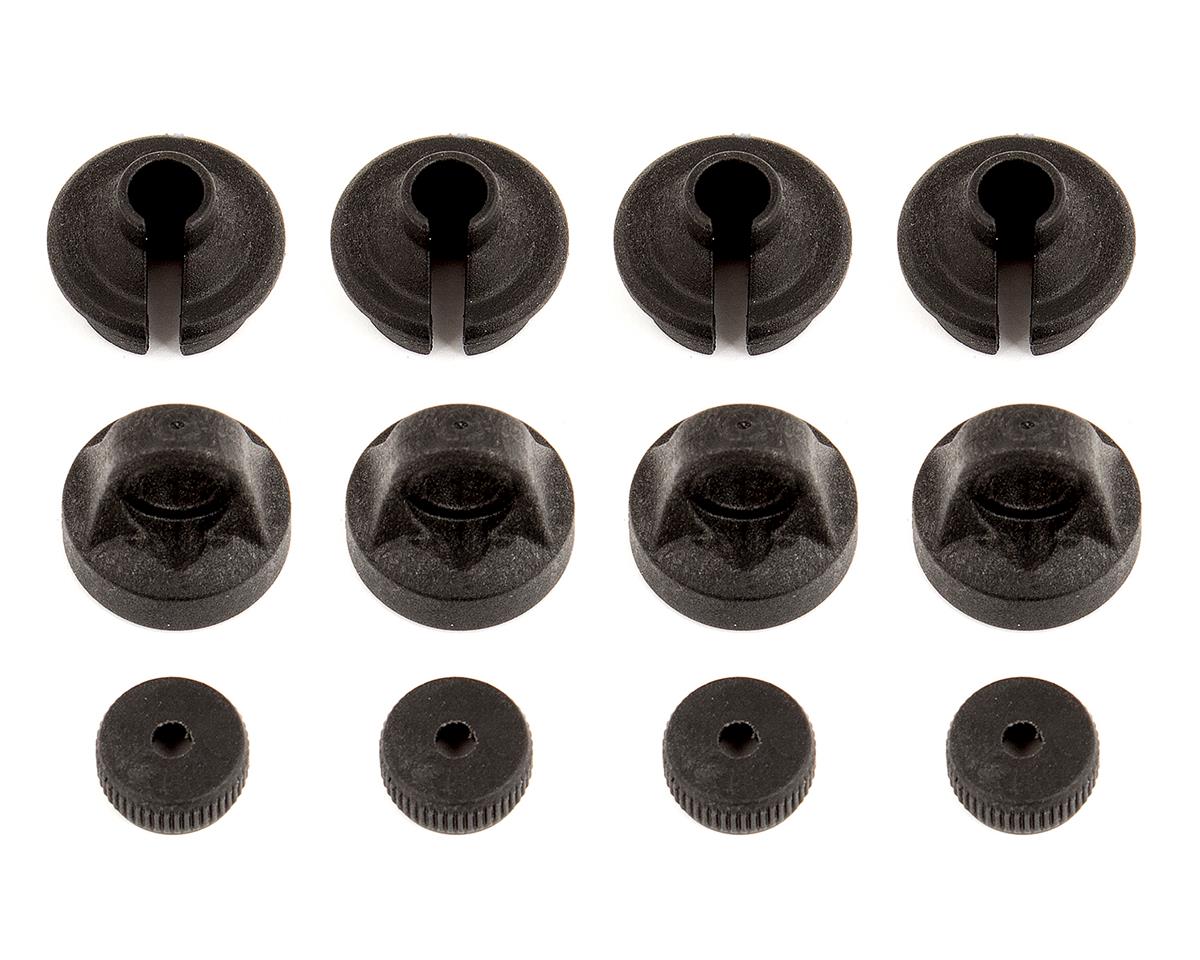 Team Associated Shock Cap & Spring Cup Set (ASC91454)