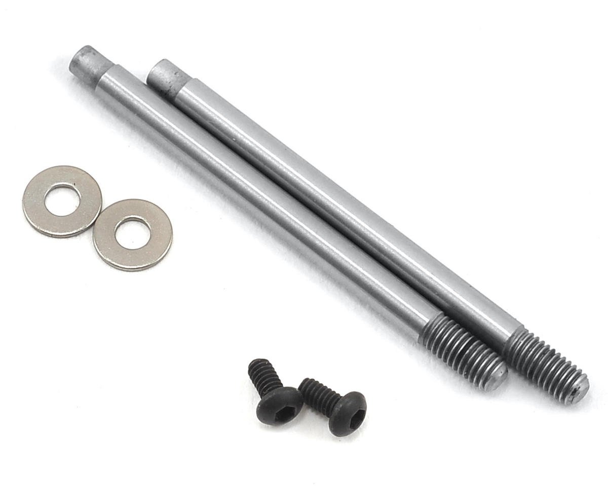 Team Associated 3x21mm V2 Chrome Screw Mount Buggy Front Shock Shaft (2) (ASC91616)