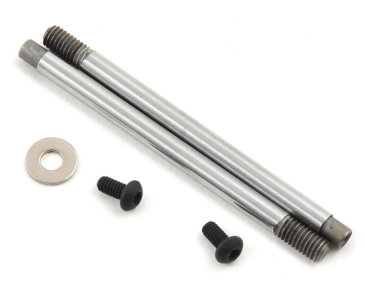 Team Associated 3x23mm V2 Chrome Screw Mount Front Shock Shaft (2) (ASC91618)