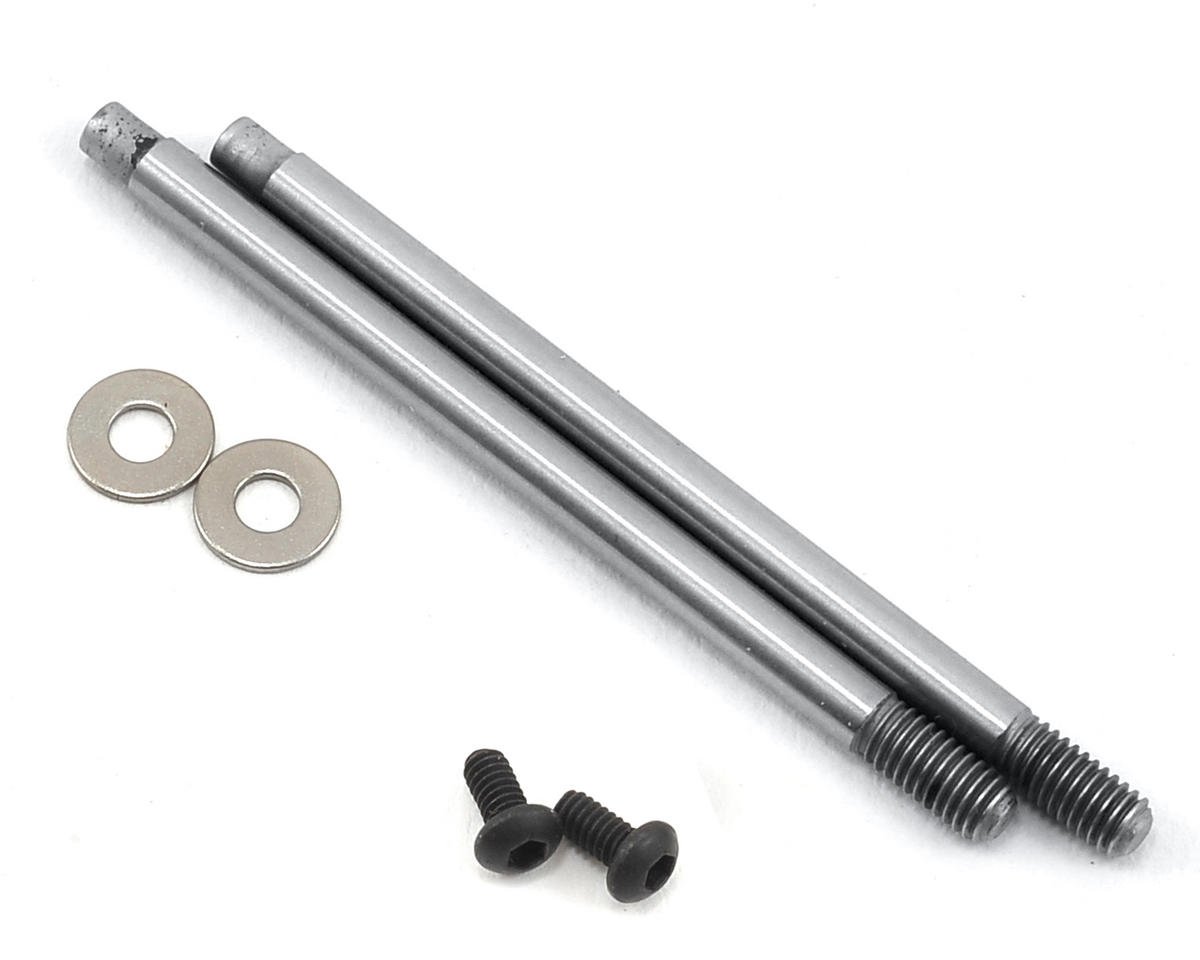 Team Associated 3x27.5mm V2 Chrome Screw Mount Shock Shaft (2) (ASC91620)