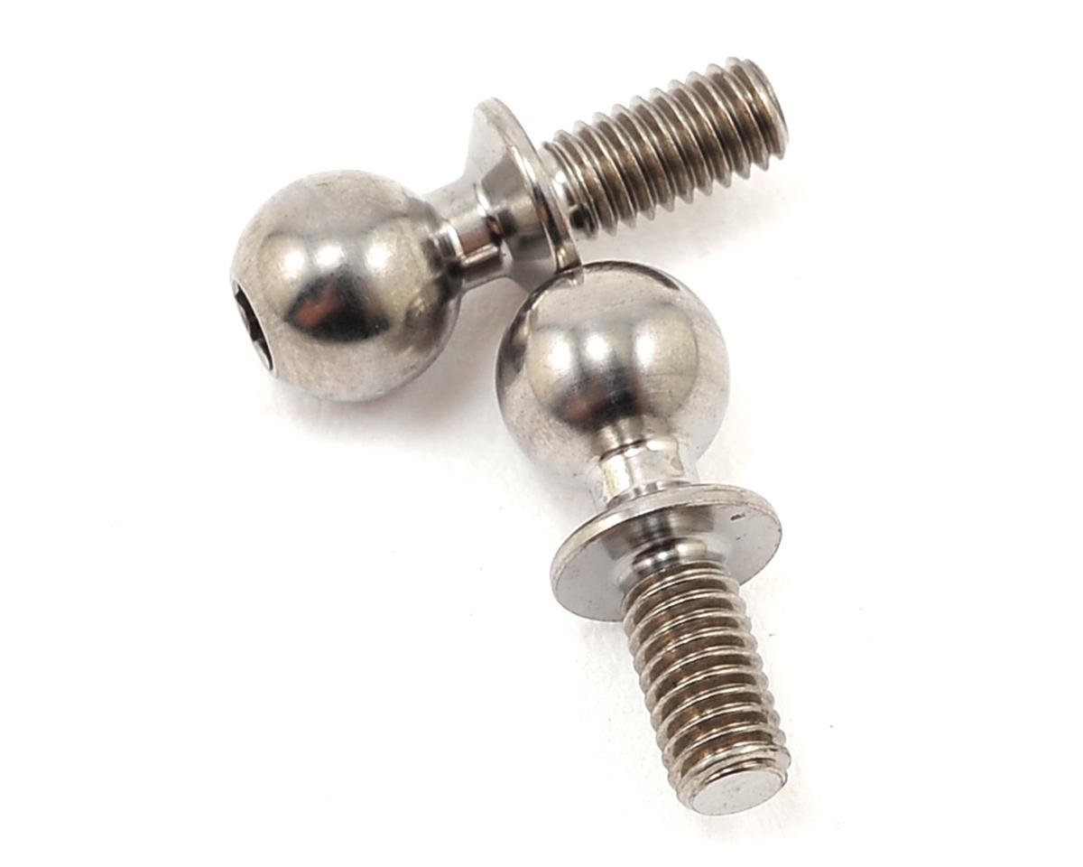 Team Associated 6mm Factory Team Heavy Duty Titanium Ball Stud Set (2) (ASC91751)