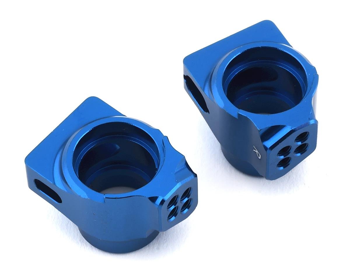 Team Associated B6/B6D Factory Team Aluminum Rear Hub Set (Blue) (ASC91760)