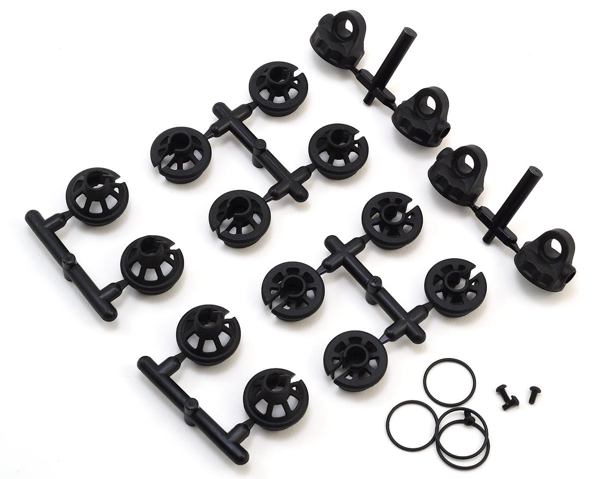 Team Associated B6.1/B6.1D Shock Caps & Spring Cups (ASC91814)