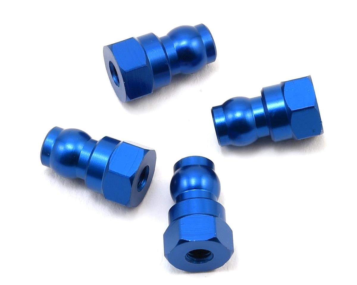 Team Associated 12mm Aluminum Shock Bushings (Blue) (ASC91816)