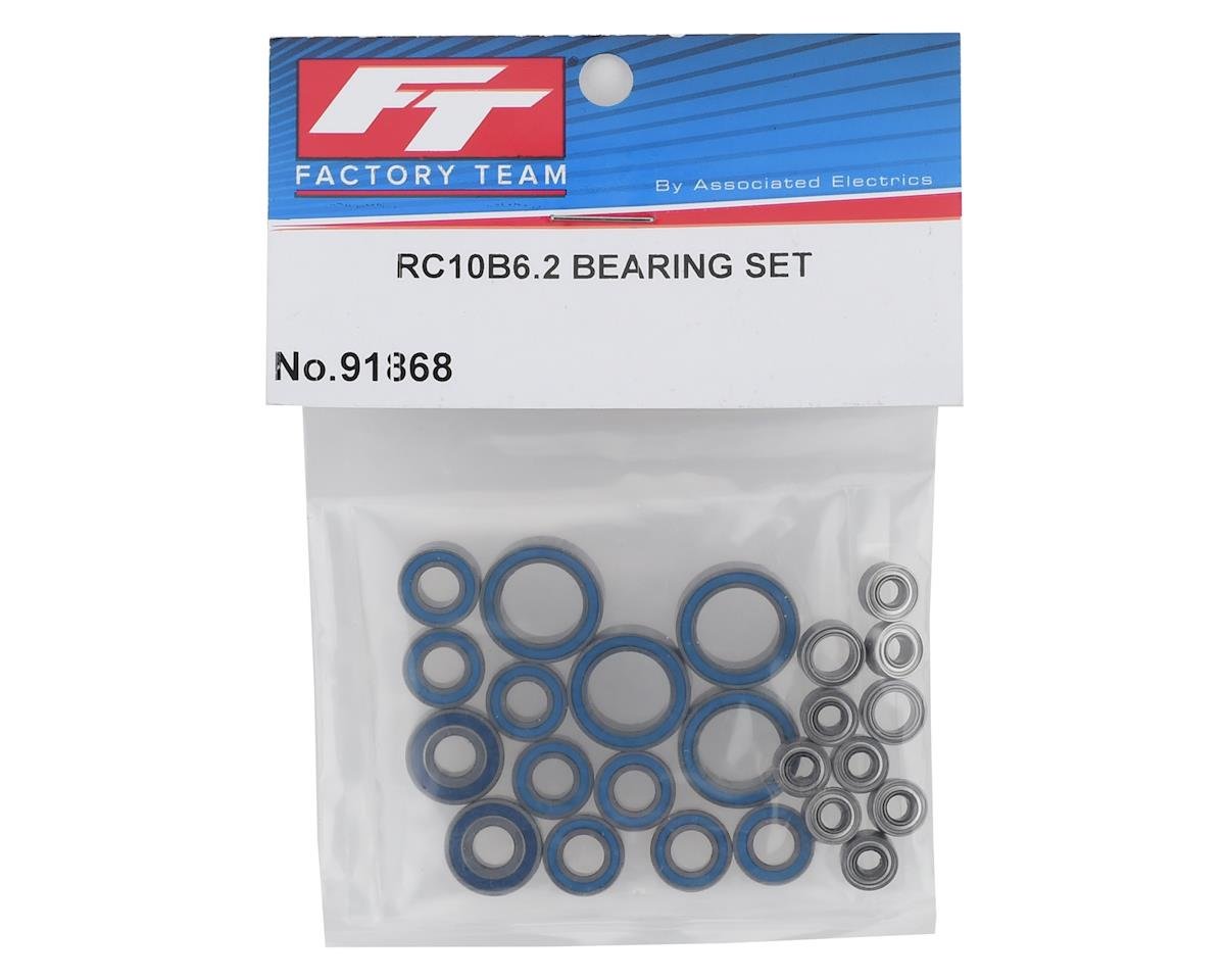 Team Associated RC10B6.2 Factory Team Bearing Set (ASC91868)