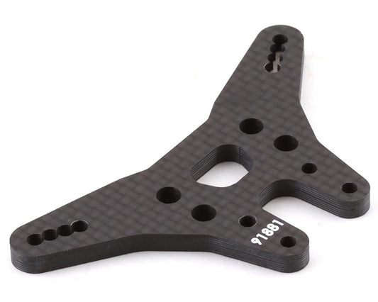 Team Associated RC10B6.3 Carbon Fiber "Wide Gull-Wing" Rear Shock Tower (ASC91881)