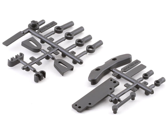 Team Associated RC10B6.3 Tower Covers, Wire Clips & Rod Ends (ASC91885)