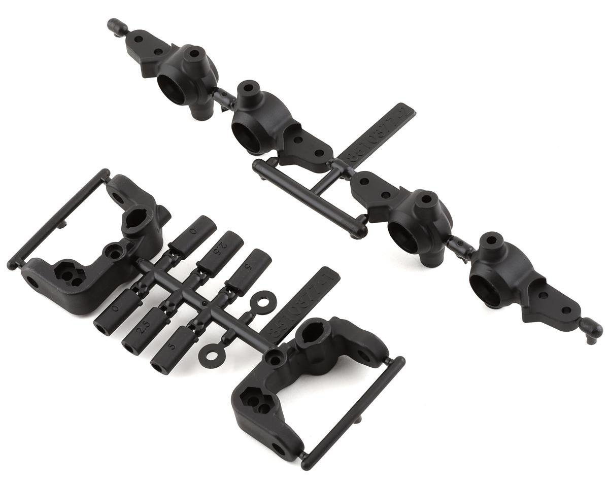Team Associated RC10B6.4 -1mm Scrub Caster & Steering Blocks (ASC91901)