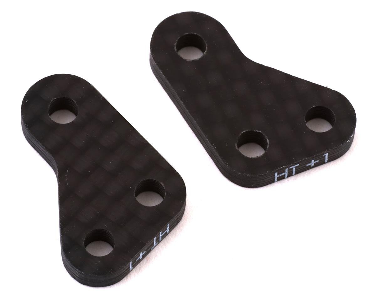 Team Associated RC10B6.3 Factory Team Carbon Fiber HT +1 Steering Block Arms (ASC91902)