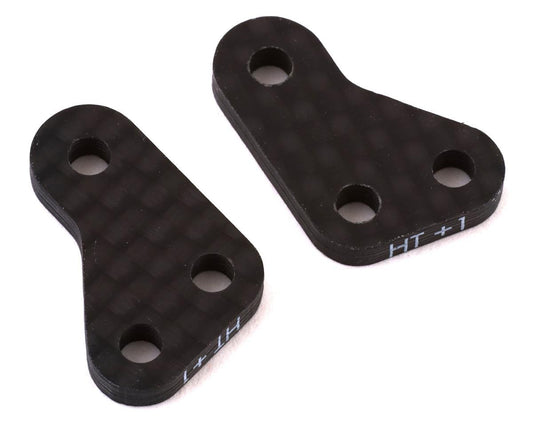 Team Associated RC10B6.3 Factory Team Carbon Fiber HT +1 Steering Block Arms (ASC91902)