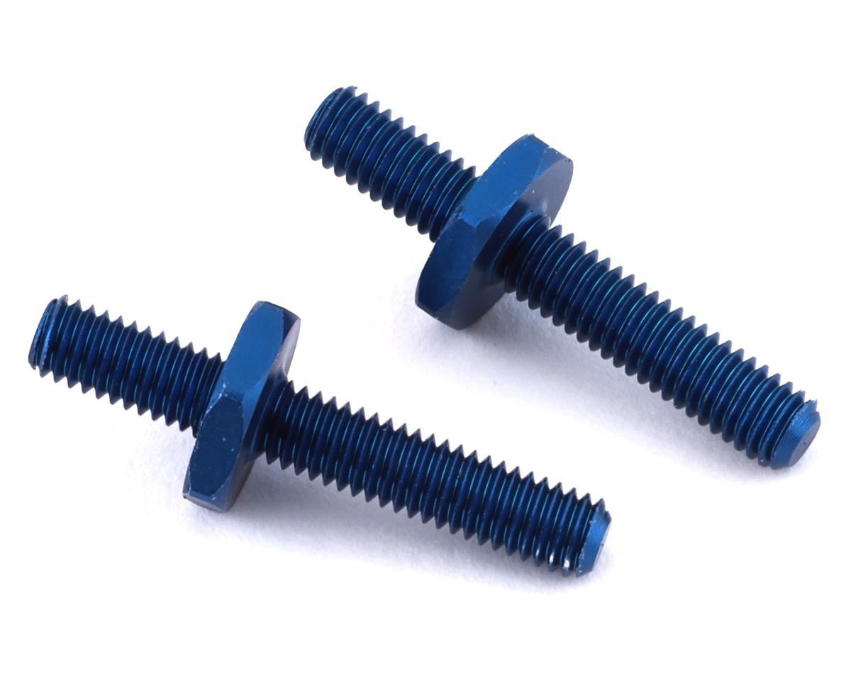 Team Associated RC10B6.3 Factory Team Battery Strap Shoulder Screw (Blue) (2) (ASC91905)