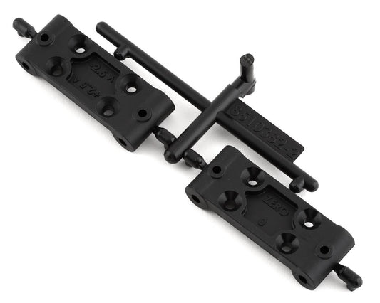 Team Associated RC10B6.4 Front Bulkhead Set (0deg/2.5deg) (ASC91979)