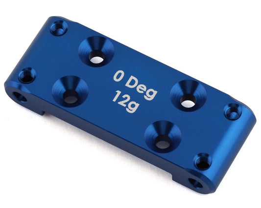 Team Associated RC10B6.4 Aluminum Front Bulkhead (Blue) (ASC91987)