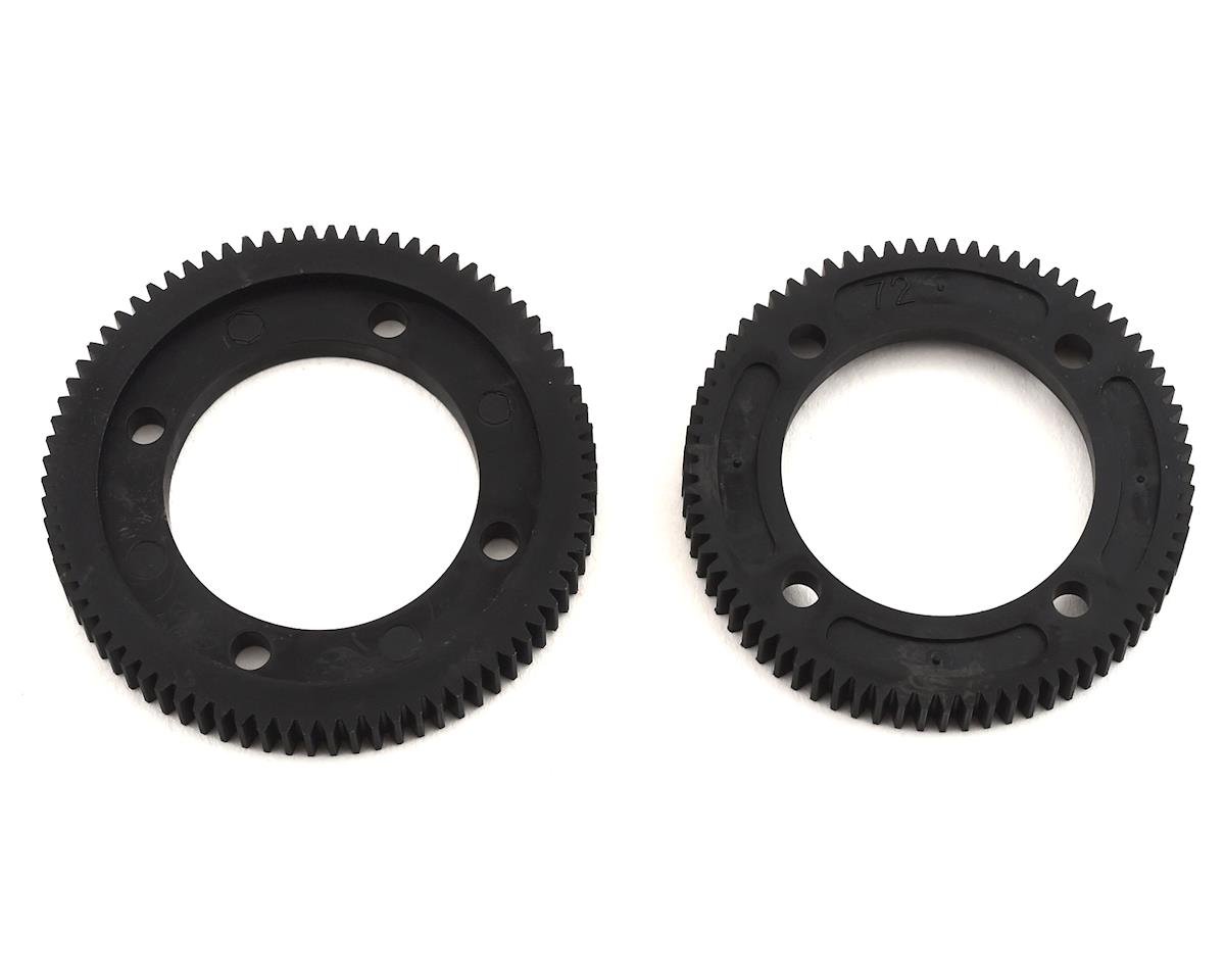 Team Associated RC10B74 Center Differential Spur Gear Set (72T & 78T) (ASC92149)