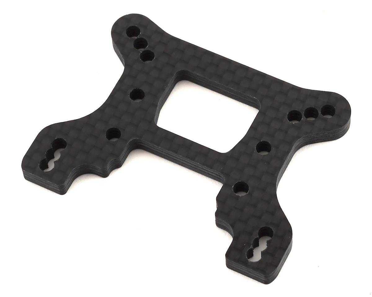 Team Associated RC10B74 Carbon Front Shock Tower (ASC92155)