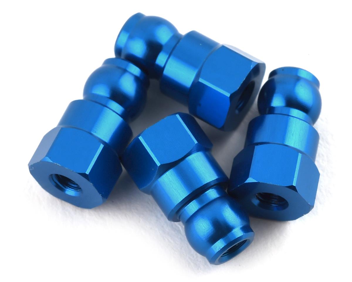 Team Associated RC10B74 10mm Shock Bushing (Blue) (4) (ASC92159)