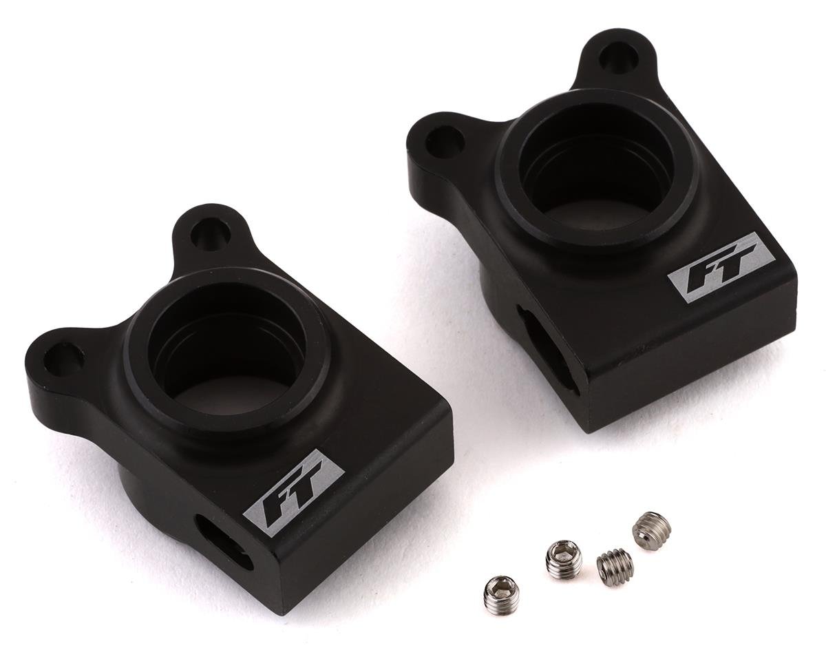 Team Associated RC10B74.1 Factory Team Aluminum Rear Hubs (Black) (ASC92271)