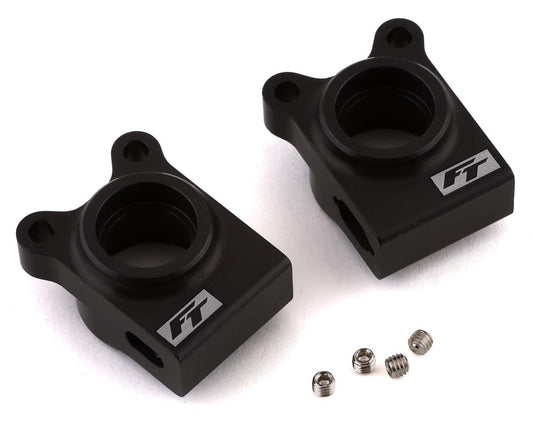 Team Associated RC10B74.1 Factory Team Aluminum Rear Hubs (Black) (ASC92271)