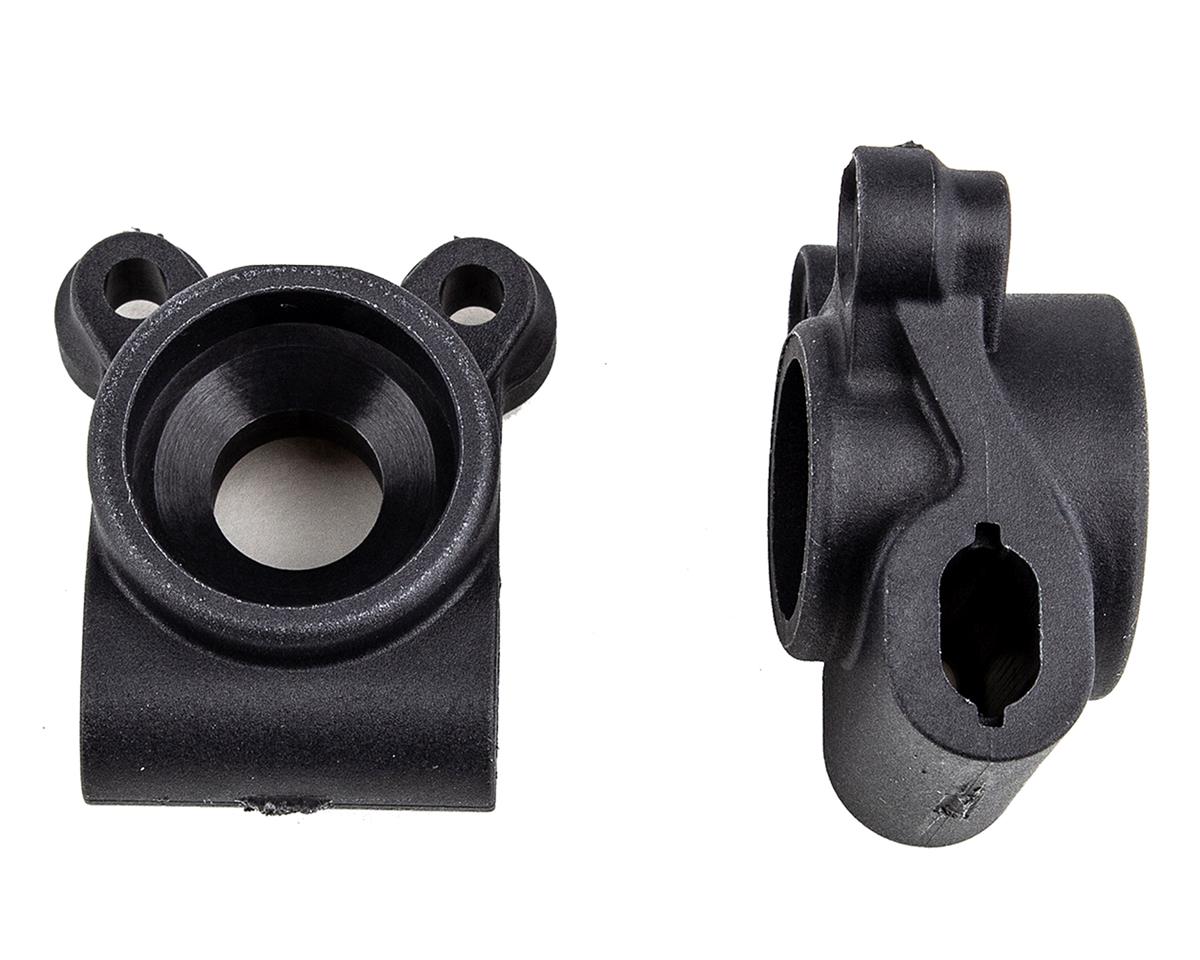 Team Associated RC10B74.1 Factory Team Rear Hubs (Carbon) (ASC92302)