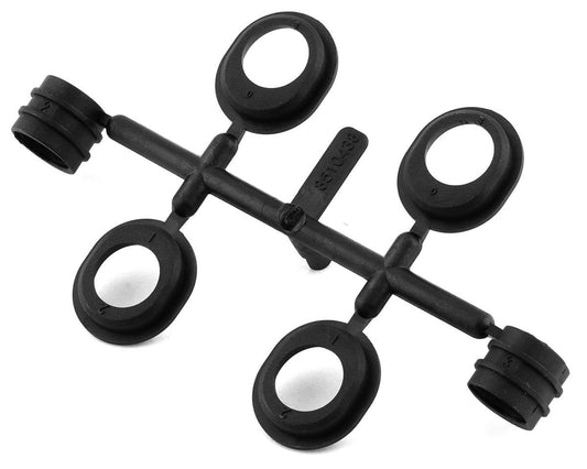 Team Associated RC10B74.2 Rear Gearbox Adjustable Height Inserts (ASC92311)