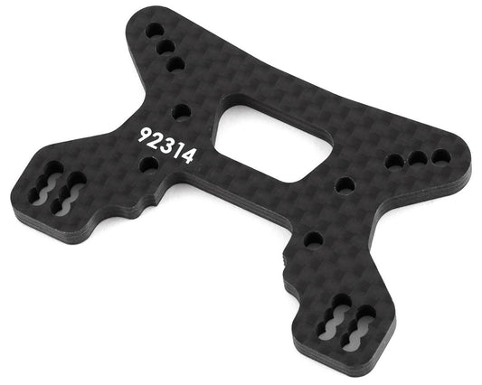 Team Associated RC10B74.2 Carbon Front Shock Tower (Gullwing Arm) (ASC92314)