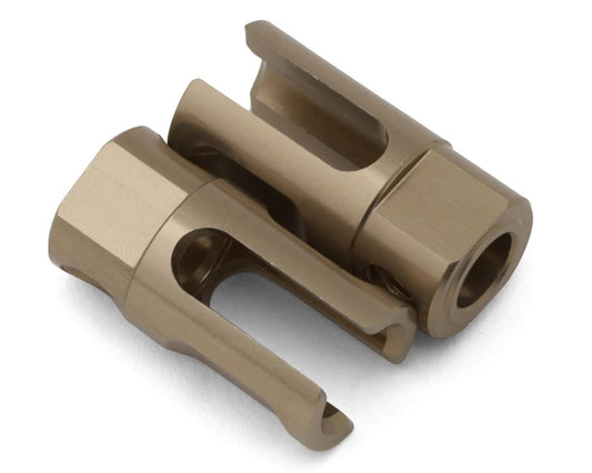 Team Associated RC10B74.2 Factory Team Aluminum Center Dogbone Outdrives (2) (ASC92359)