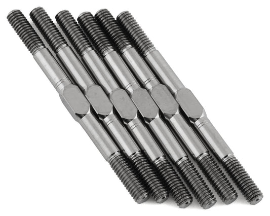 Team Associated Factory Team RC10B6.4/B6.4D 3.5mm Titanium Turnbuckle Set (6) (ASC92360)