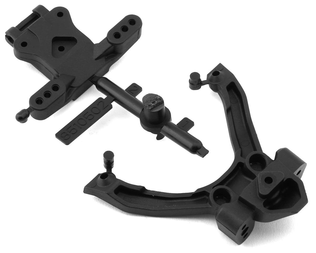 Team Associated RC10B7 Top Plate & Ballstud Mount Set (ASC92403)
