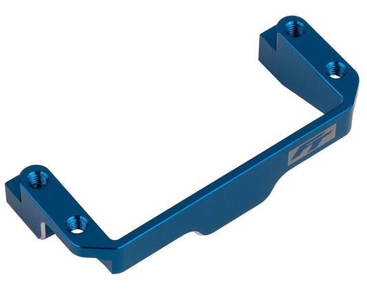 Team Associated RC10B7/B7D Factory Team Aluminum One-Piece Servo Mount (Blue) (ASC92456)