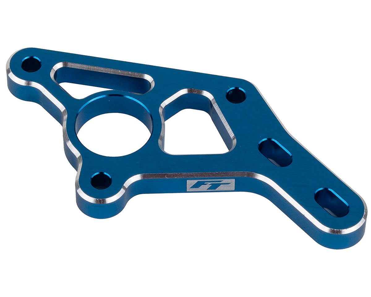Team Associated RC10B7/B7D Factory Team Lightweight Aluminum Motor Mount (Blue) (ASC92475)
