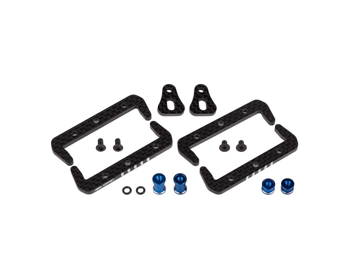 Team Associated RC10B7/B7D Factory Team Carbon Fiber Battery Mount Set (ASC92482)