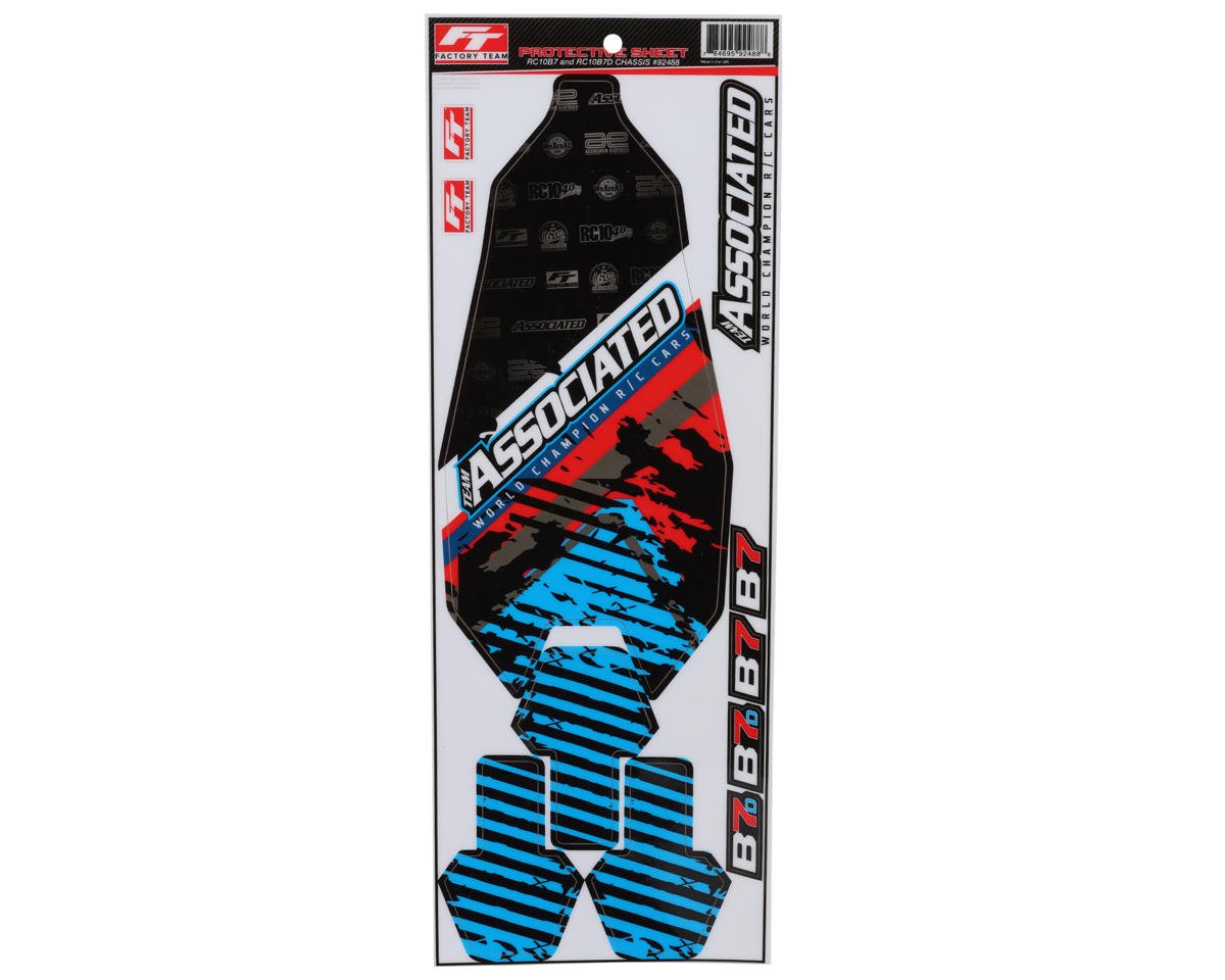 Team Associated RC10B7 Chassis Protective Sheet (1) (ASC92488)