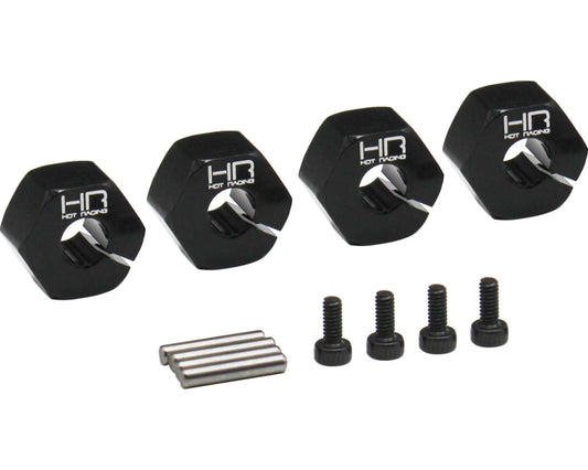 HOT RACING - +3mm 12mm Clamping Hex Wheels Hubs UTB SCX3 (AUTB10W01)