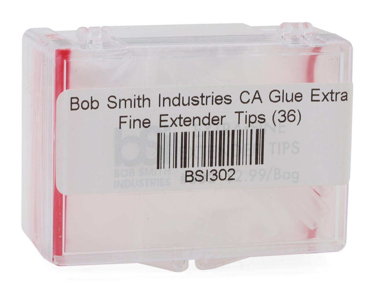 Bob Smith Industries CA Glue Extra Fine Extender Tips (72) (BSI302)