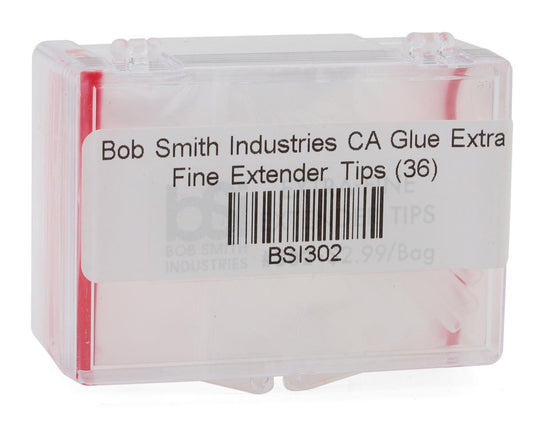 Bob Smith Industries CA Glue Extra Fine Extender Tips (72) (BSI302)