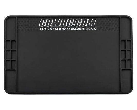 Cow RC Carbon Series Screw Catcher Rubber Pit Mat (24"x30") (CPP-R15013377)