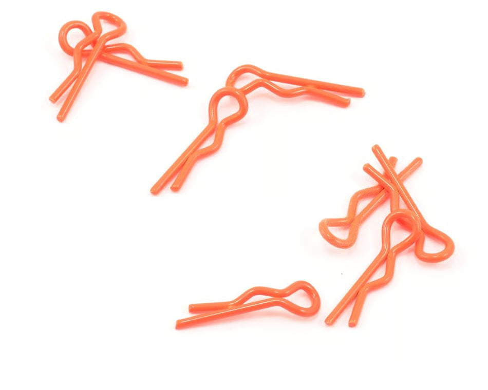 CORE-RC - 1/10 Scale Small Body Clip (Fluorescent Red) (CRC-CR065)