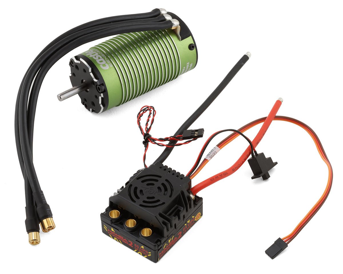 Castle Creations Monster 2 1/8 (25V) Waterproof ESC Combo w/1515 V2 Motor (CSE010-0108-05)