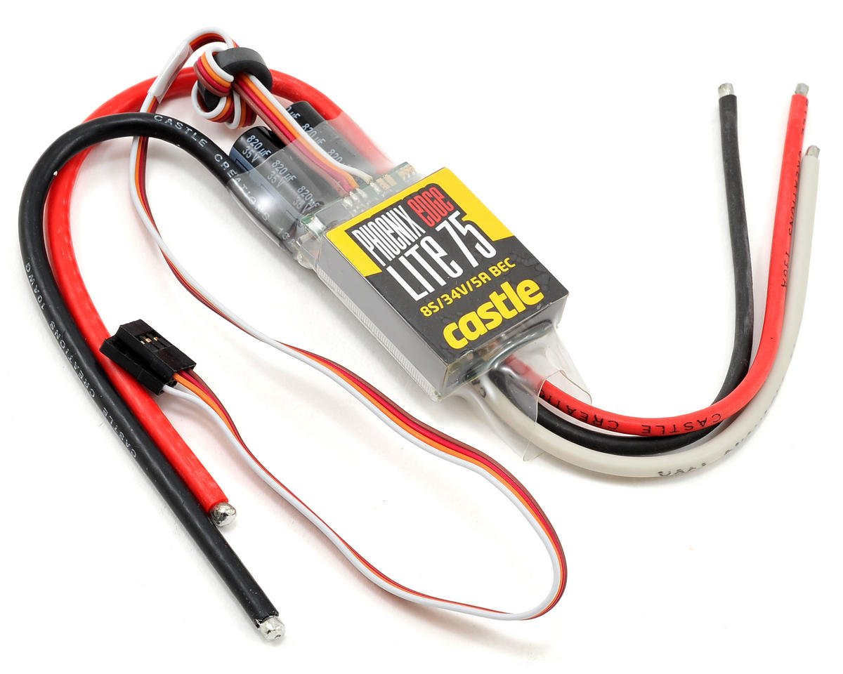 Castle Creations Phoenix Edge Lite 75 25V 75-Amp ESC w/5-Amp BEC (CSE010-0112-00)