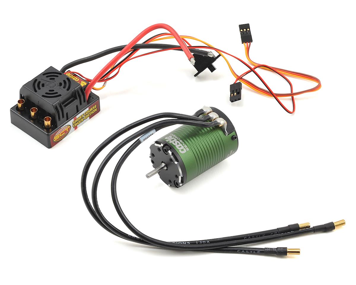 Castle Creations Sidewinder SCT Waterproof Combo w/Sensored 1410 Motor (3800Kv) (CSE010-0123-02)