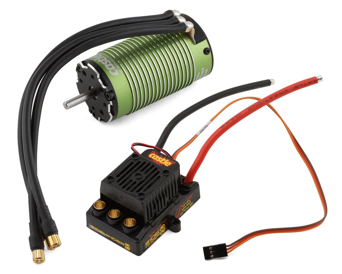 Castle Creations Sidewinder 1/8 Brushless ESC Combo w/1515 V2 Sensored Motor (CSE010-0139-02)