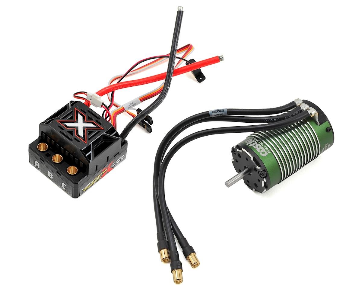 Castle Creations Monster X 1/8 Brushless ESC Combo w/1512 4-Pole Motor (1800Kv) (CSE010-0145-05)