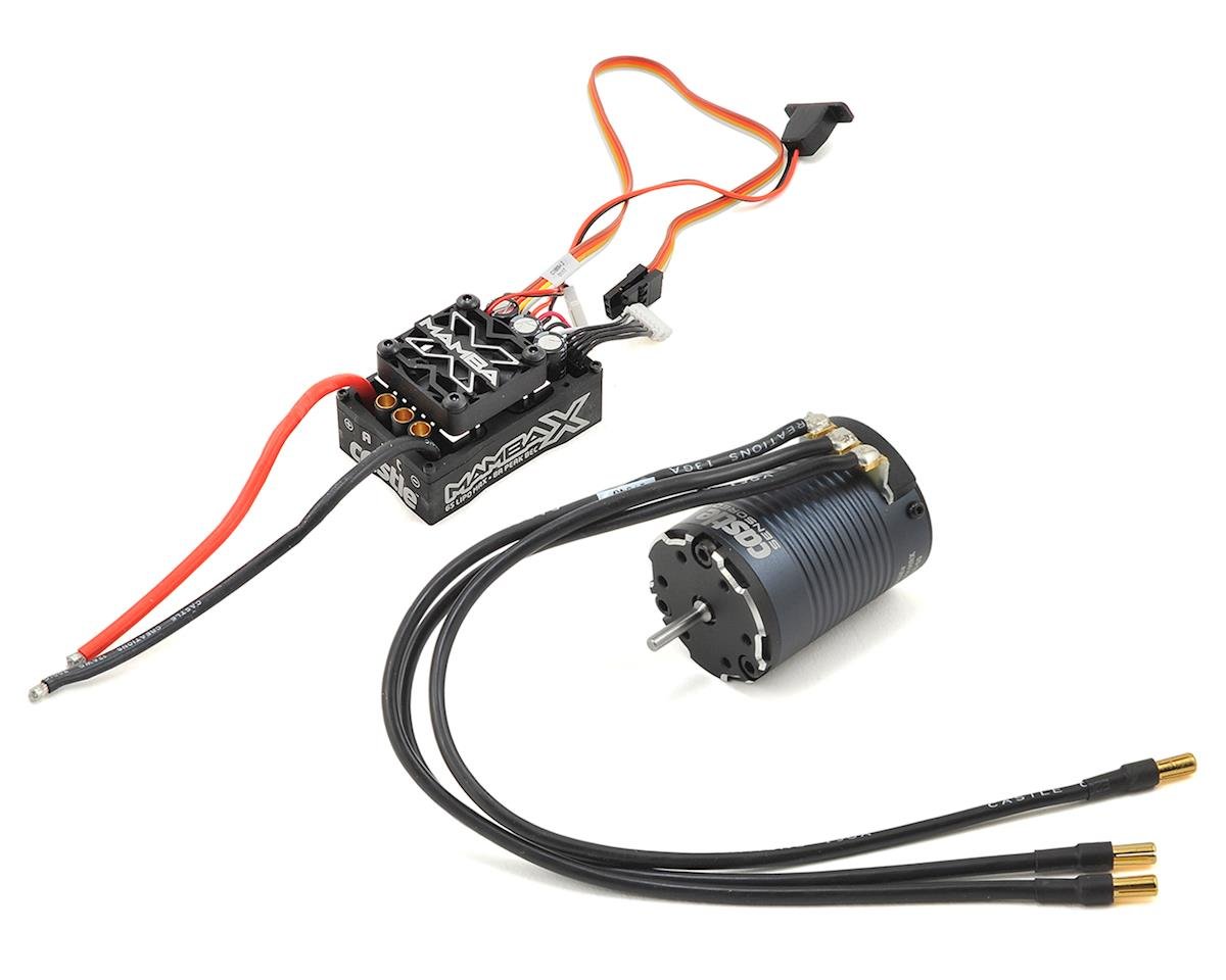 Castle Creations Mamba X Waterproof Sensored Brushless Combo w/1900kV Slate (CSE010-0155-08)