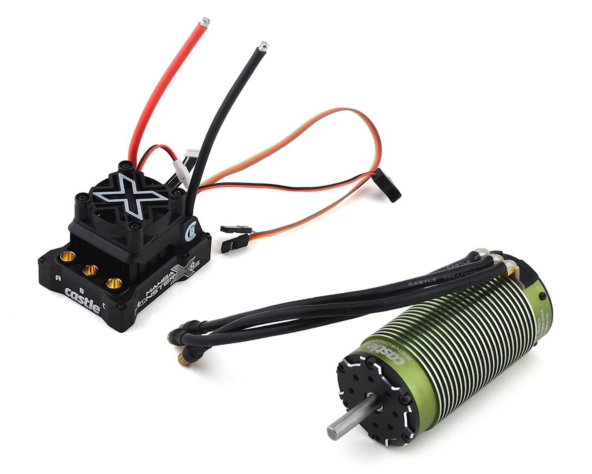 Castle Creations Mamba Monster X 8S 1/6 ESC/Motor Combo w/2028 Sensored Motor (CSE010-0165-01)